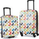 AMERICAN TOURISTER Disney Hardside Luggage with Spinner Wheels, Mickey Mouse 2, 2-Piece Set (18/21)